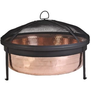 CobraCo SH101 Hand Hammered 100% Copper Fire Pit w